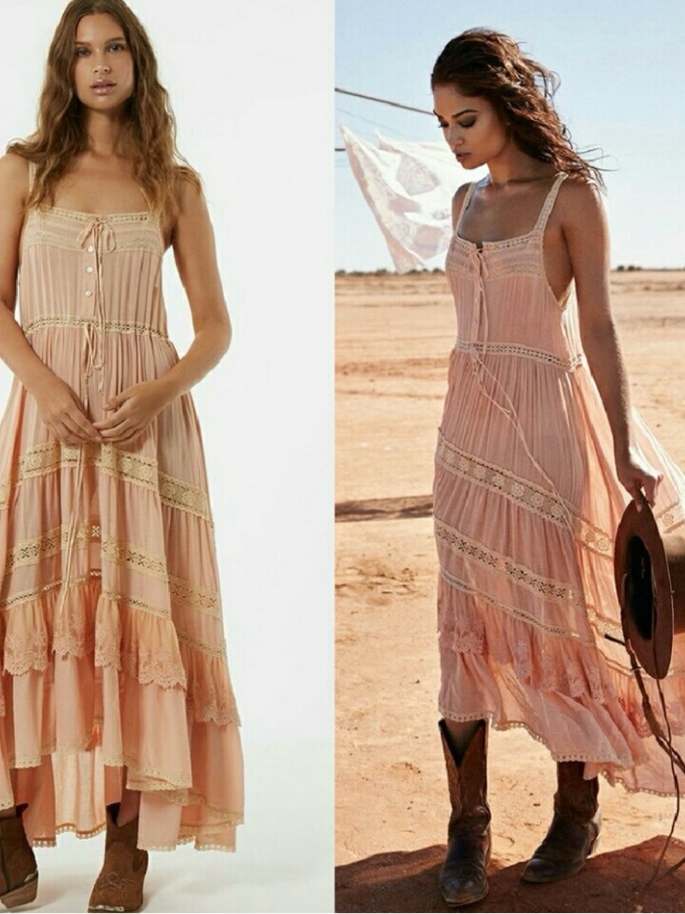 Do not buy! Spell Prairie Dress Peach - Picture 8 of 12
